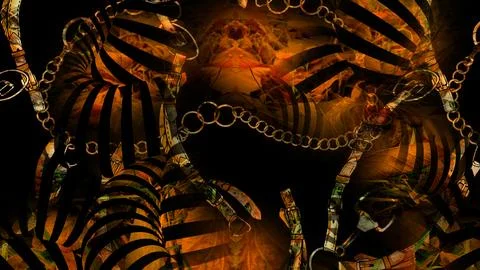 Modern pattern studies, manipulation background Foto stock