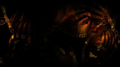 Modern pattern studies, manipulation background 写真素材