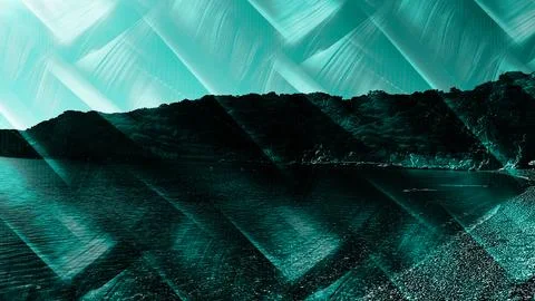 Modern pattern studies, manipulation background Foto stock