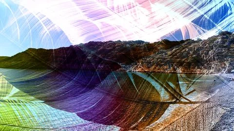 Modern pattern studies, manipulation background Stock Photos