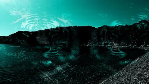 Modern pattern studies, manipulation background Stock Photos