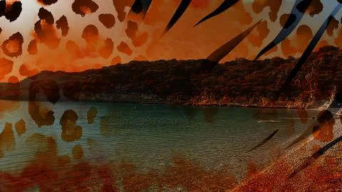 Modern pattern studies, manipulation background Stock Photos