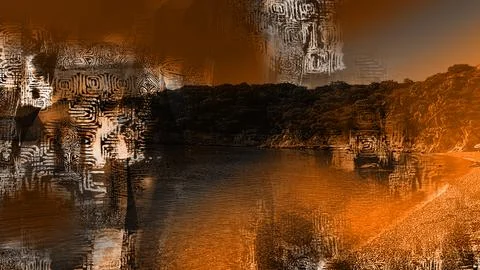 Modern pattern studies, manipulation background Stock Photos