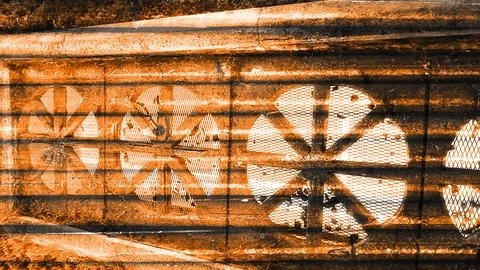 Modern pattern studies, manipulation background 写真素材