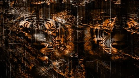 Modern pattern studies, manipulation background Stock Photos