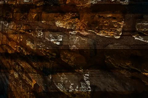 Modern pattern studies, manipulation background Foto stock