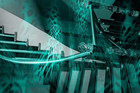 Modern pattern studies, manipulation background 스톡 사진