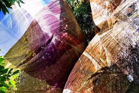 Modern pattern studies, manipulation background Stock Photos