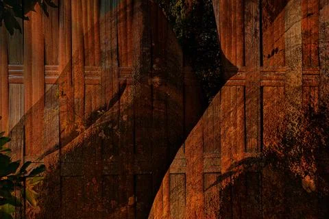 Modern pattern studies, manipulation background 写真素材