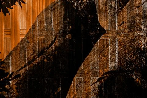 Modern pattern studies, manipulation background 写真素材