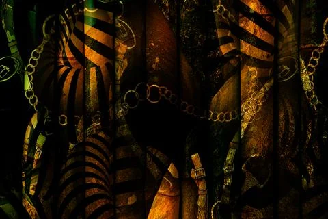 Modern pattern studies, manipulation background 스톡 사진