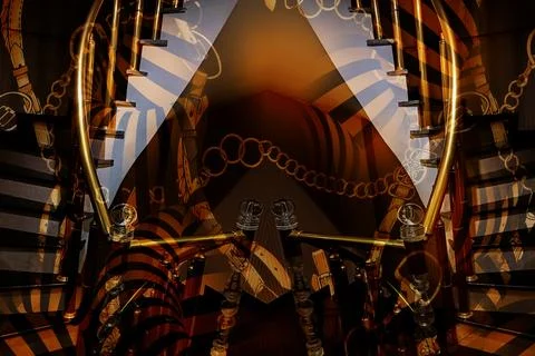 Modern pattern studies, manipulation background Stock Photos