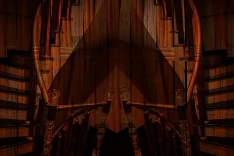 Modern pattern studies, manipulation background 写真素材