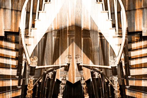 Modern pattern studies, manipulation background Foto stock