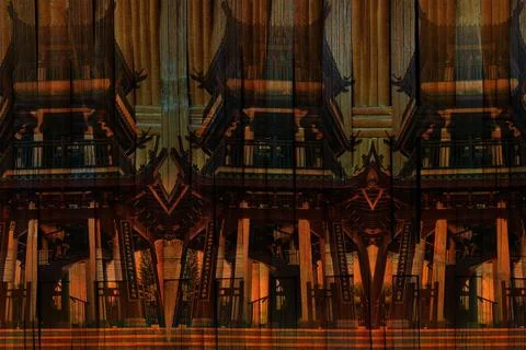 Modern pattern studies, manipulation background Stock Photos