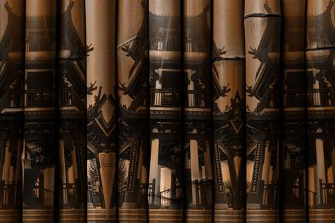 Modern pattern studies, manipulation background Foto stock