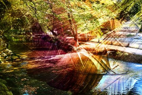 Modern pattern studies, manipulation background Stock Photos