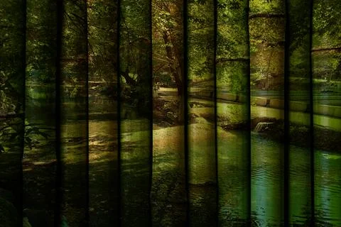 Modern pattern studies, manipulation background Stock Photos