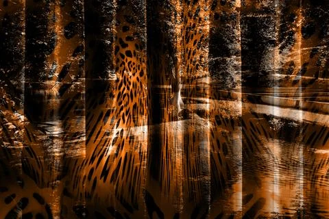 Modern pattern studies, manipulation background Foto stock