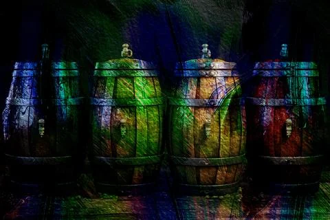 Modern pattern studies, manipulation background 스톡 사진