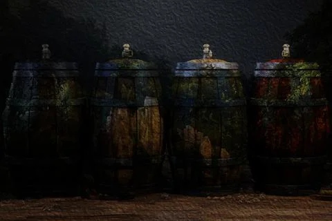 Modern pattern studies, manipulation background 写真素材