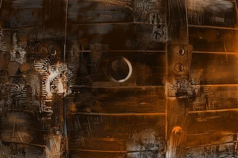 Modern pattern studies, manipulation background Foto stock