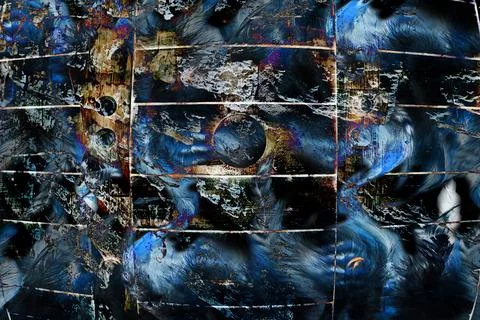 Modern pattern studies, manipulation background Foto stock