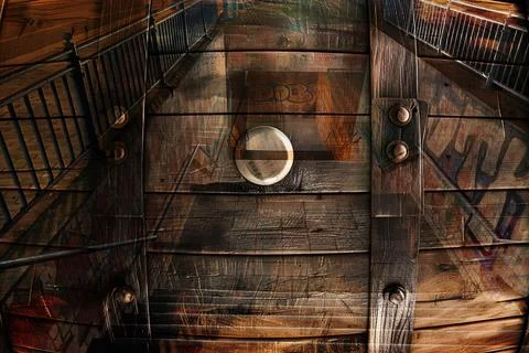 Modern pattern studies, manipulation background Foto stock