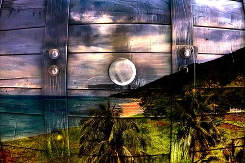 Modern pattern studies, manipulation background Foto stock