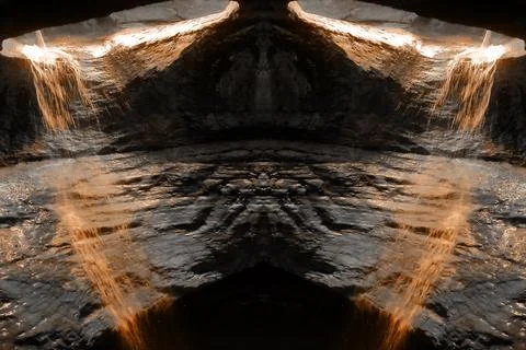 Modern pattern studies, manipulation background 写真素材