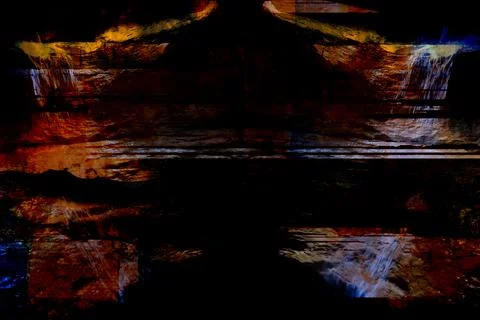 Modern pattern studies, manipulation background Foto stock