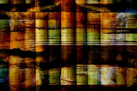 Modern pattern studies, manipulation background Foto stock