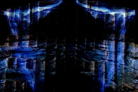 Modern pattern studies, manipulation background Foto stock