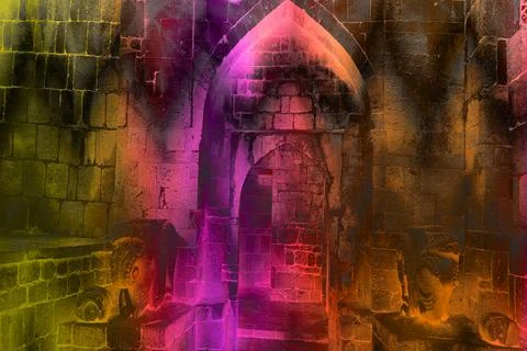 Modern pattern studies, manipulation background 写真素材