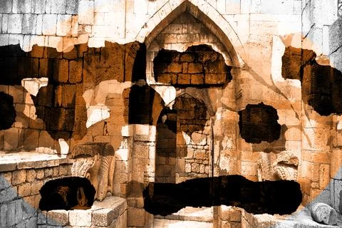 Modern pattern studies, manipulation background 스톡 사진