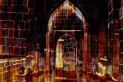 Modern pattern studies, manipulation background 스톡 사진