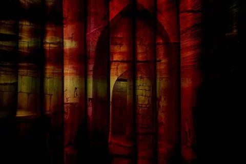 Modern pattern studies, manipulation background Foto stock