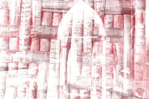 Modern pattern studies, manipulation background 写真素材
