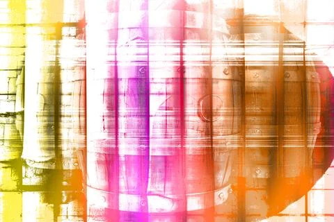 Modern pattern studies, manipulation background Foto stock