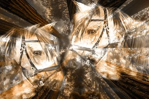 Modern pattern studies, manipulation background 写真素材