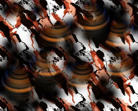 Modern pattern studies, manipulation background Foto stock