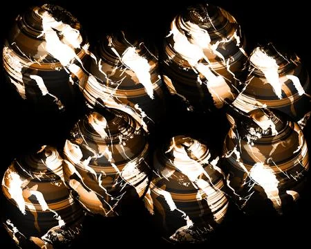 Modern pattern studies, manipulation background 写真素材