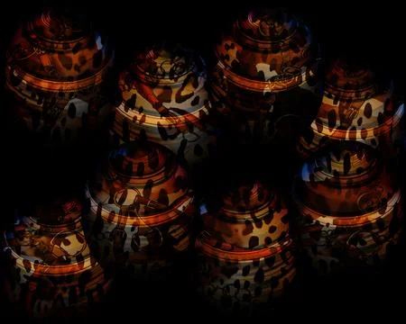 Modern pattern studies, manipulation background 스톡 사진