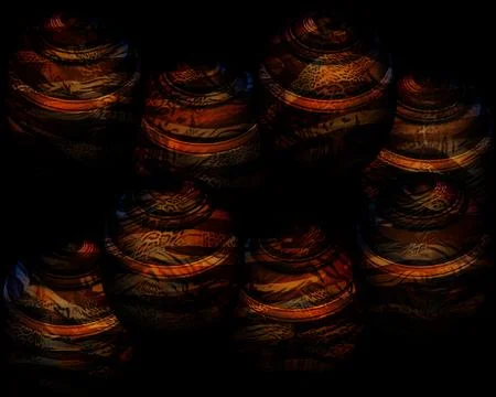Modern pattern studies, manipulation background Foto stock
