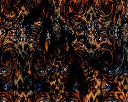 Modern pattern studies, manipulation background 写真素材