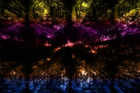 Modern pattern studies, manipulation background Stock Photos