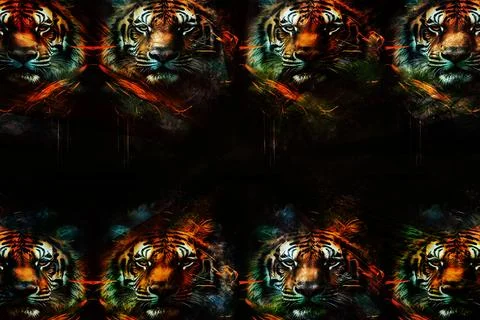 Modern pattern studies, manipulation background 스톡 사진