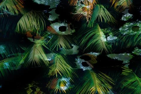 Modern pattern studies, manipulation background Foto stock