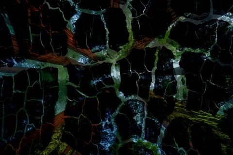 Modern pattern studies, manipulation background Foto stock