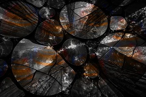 Modern pattern studies, manipulation background Stock Photos